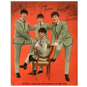 The Beatles Photograph 11 X 14 | RARE 1964 Band Portrait | Poster Art Print